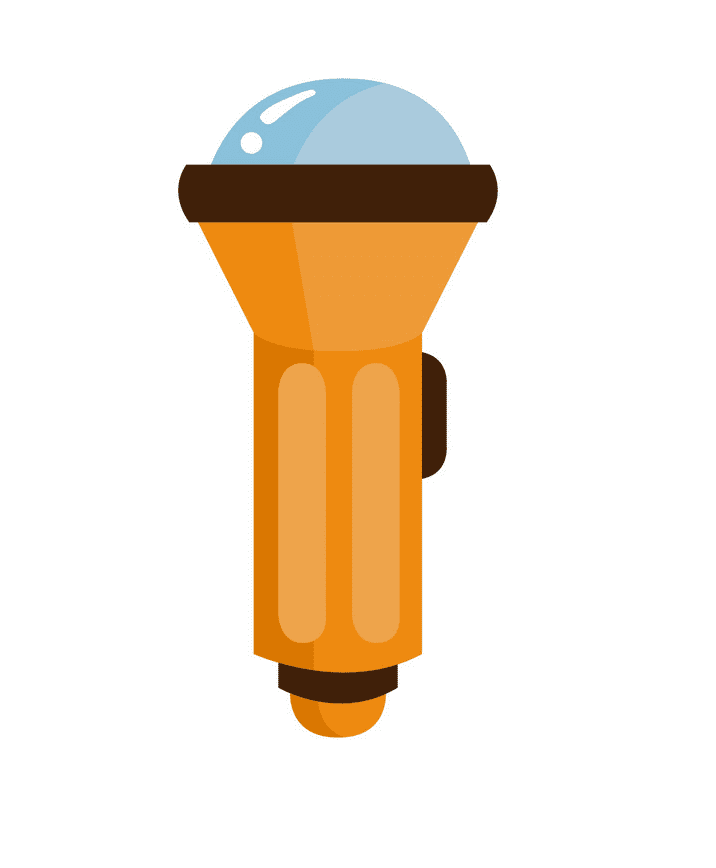 Free Flashlight clipart png for kid