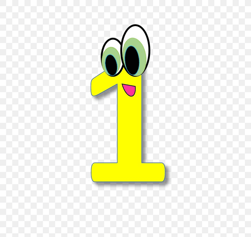 Free Number 1 clipart for kids