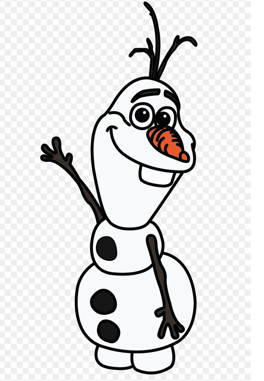 Free Olaf clipart for kids