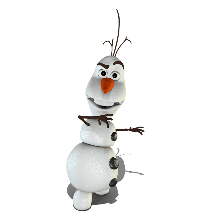 Free Olaf clipart png for kids