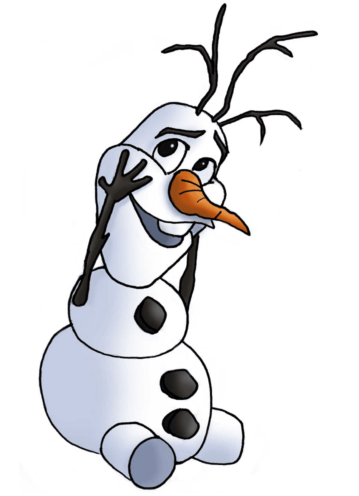 Free Olaf clipart png image
