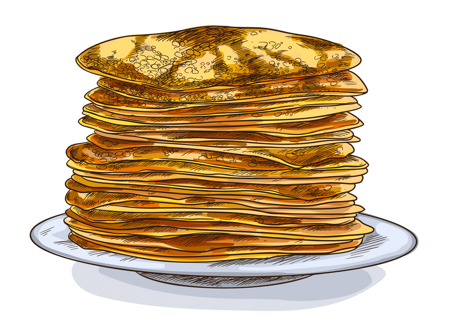 Free Pancakes clipart for kids