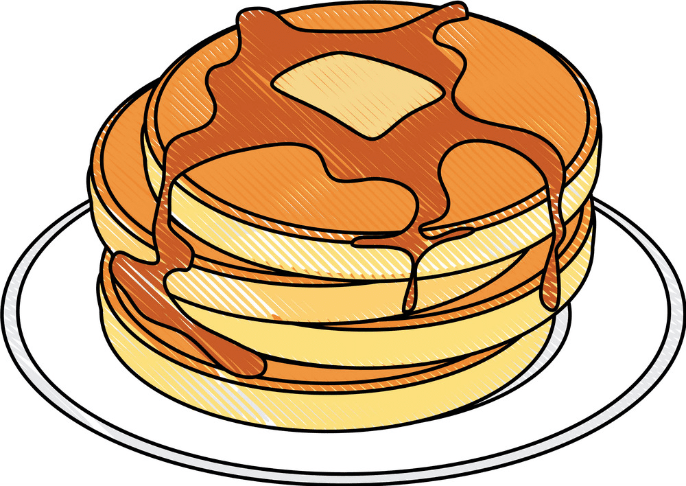 Free Pancakes clipart picture