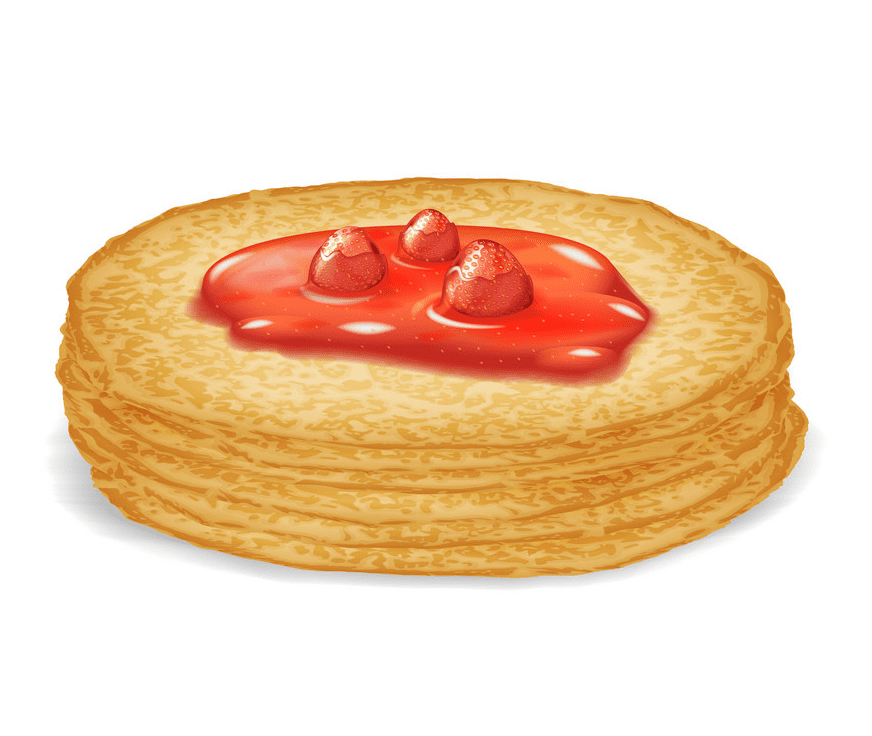 Free Pancakes clipart png for kid