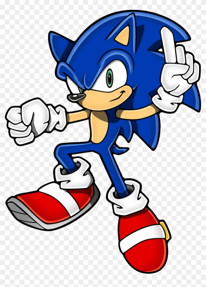 Free Sonic clipart picture