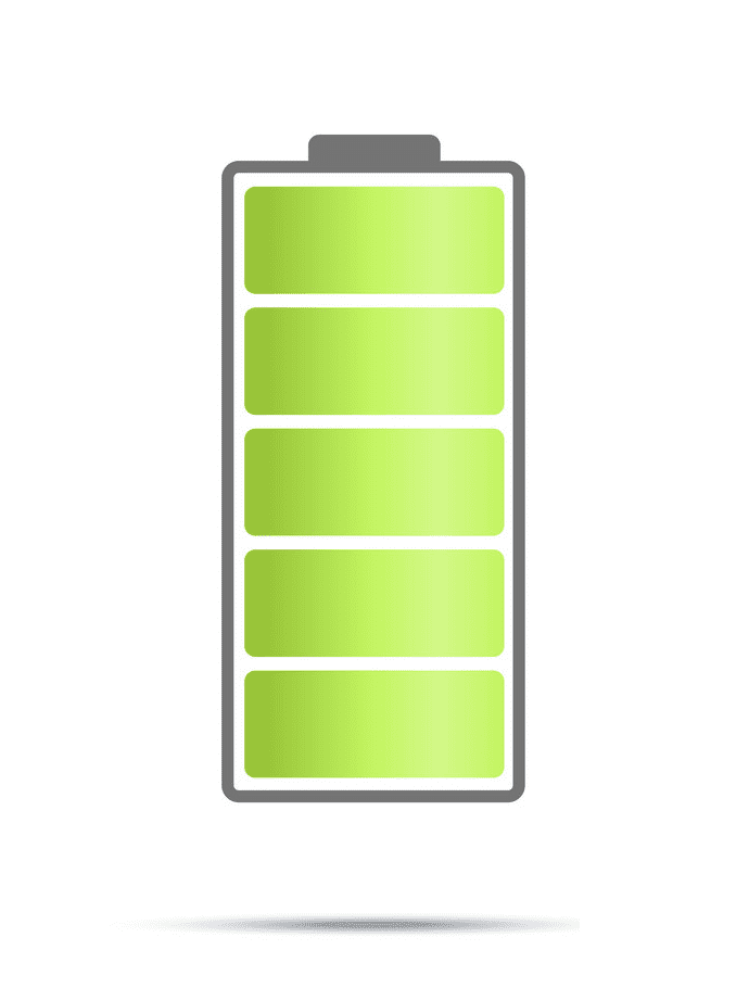 Full Battery clipart png free