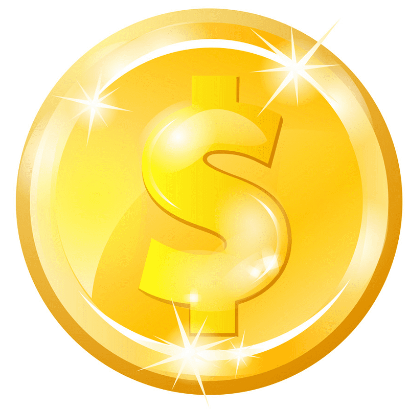 Gold Coin clipart free picture