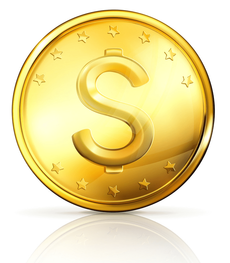 Gold Coin clipart png download