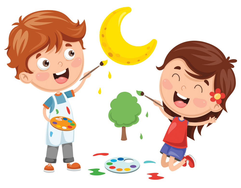Kid Artist clipart for free