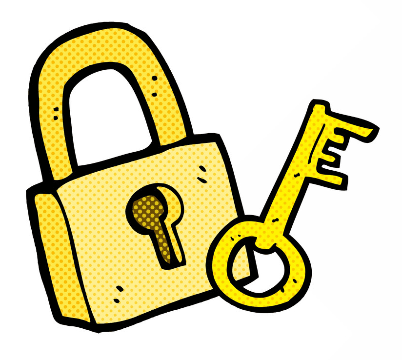 Lock and Key clipart for free