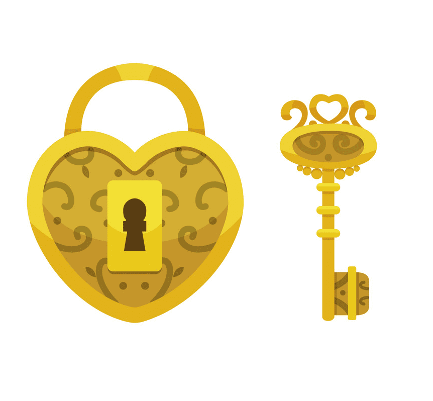 Lock and Key clipart image