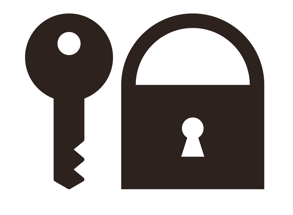 Lock and Key clipart png picture