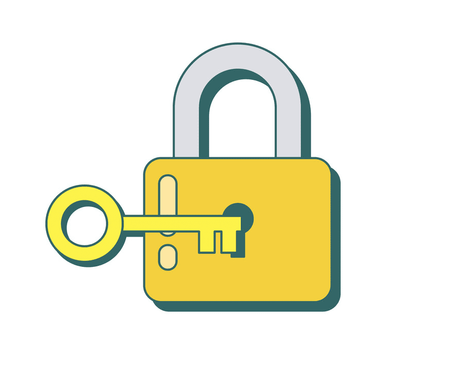 Lock and Key clipart png