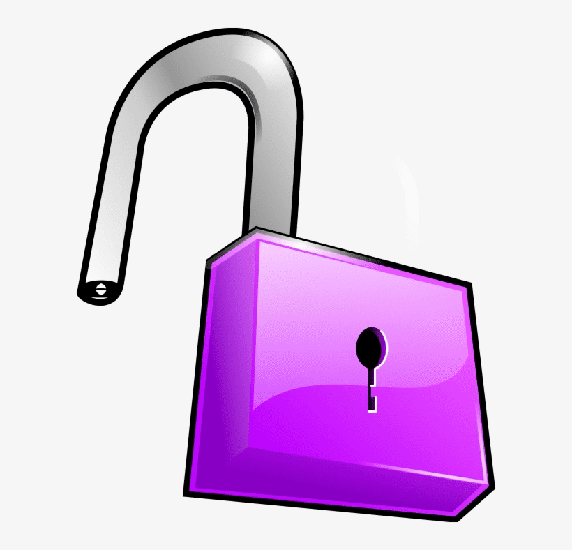 Lock clipart free for kids