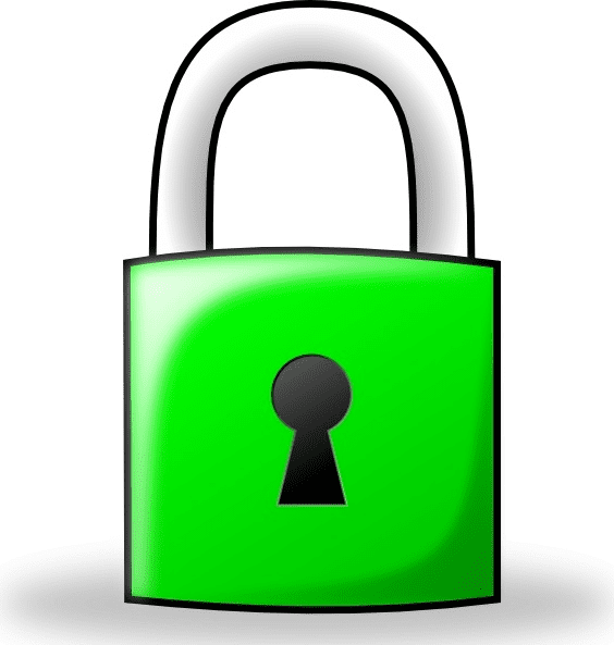 Lock clipart free picture