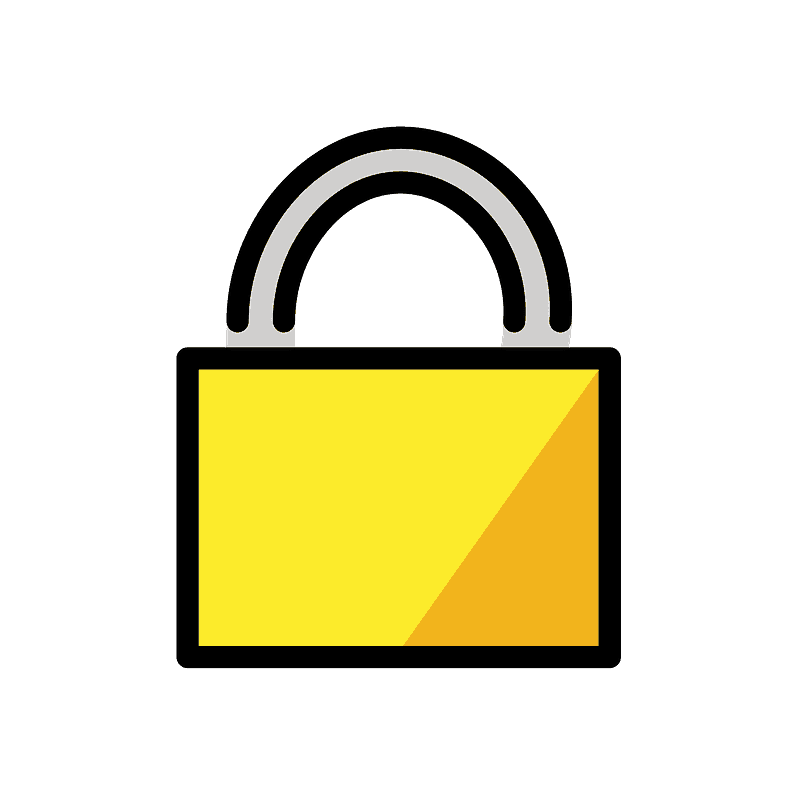 Lock clipart transparent free