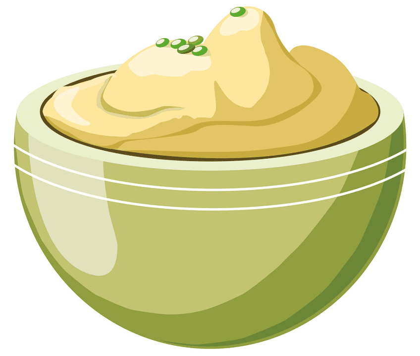 Mashed Potato clipart for free