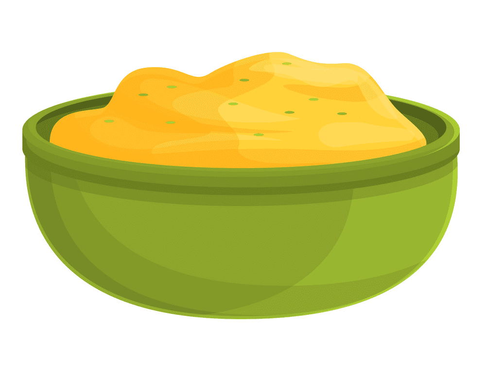 Mashed Potato clipart for kid