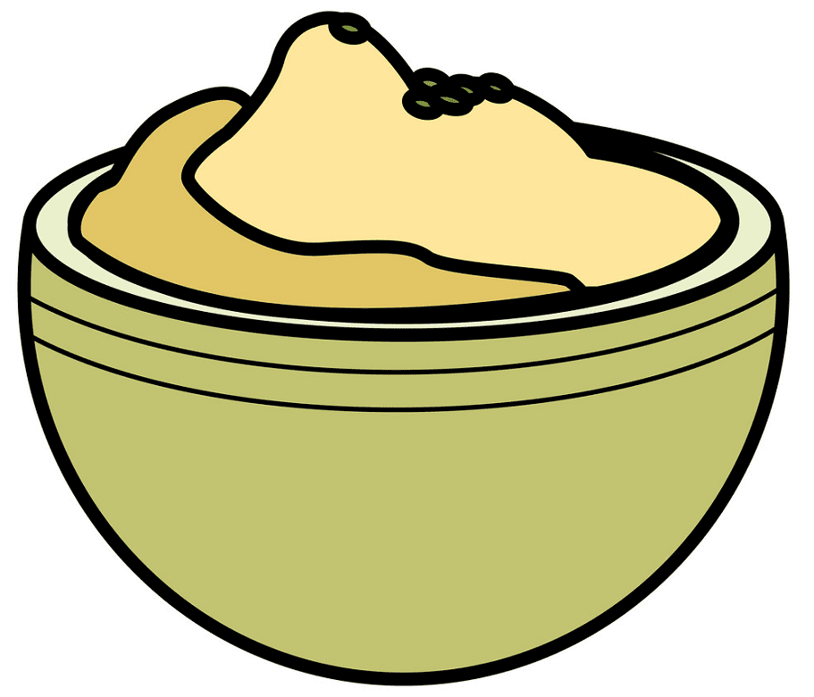 Mashed Potato clipart png free