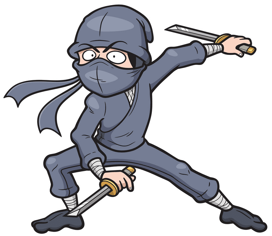Ninja clipart free for kids