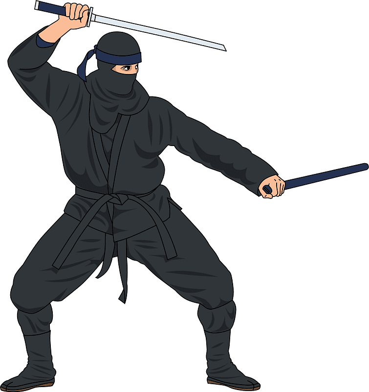 Ninja clipart transparent 3