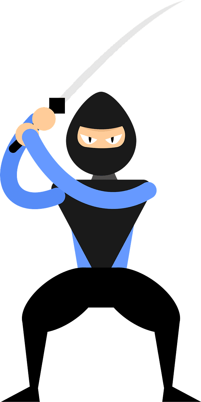 Ninja clipart transparent background 4