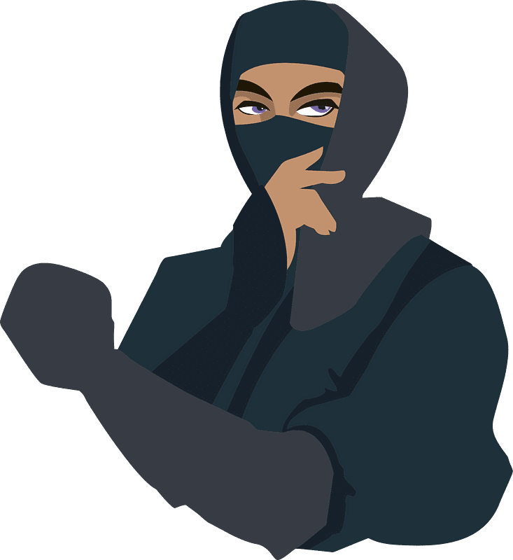 Ninja clipart transparent background
