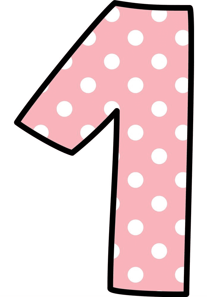 Number 1 clipart png picture