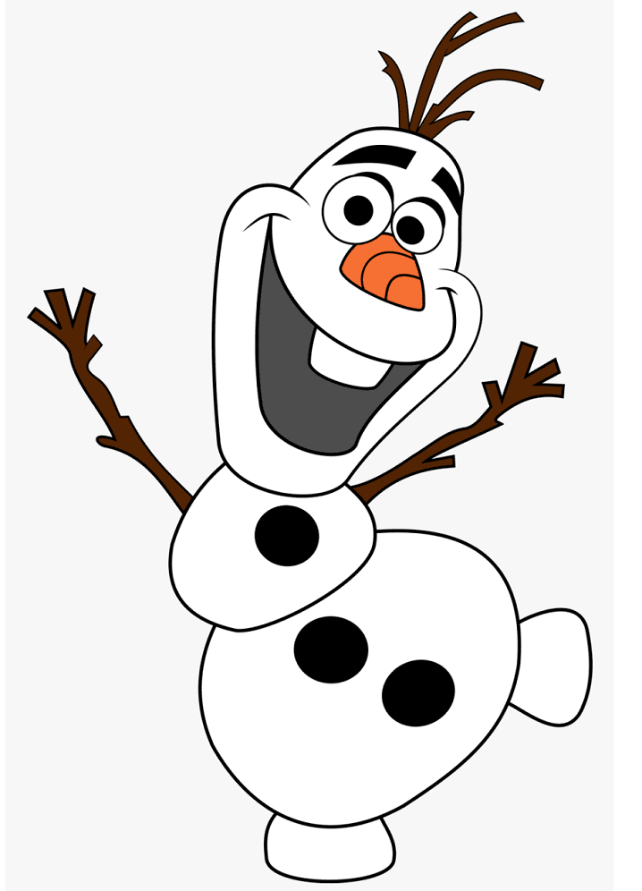 Olaf clipart for free