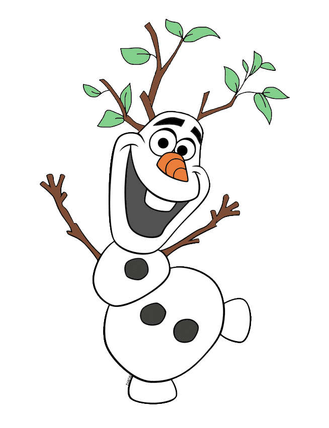 Olaf clipart for kids