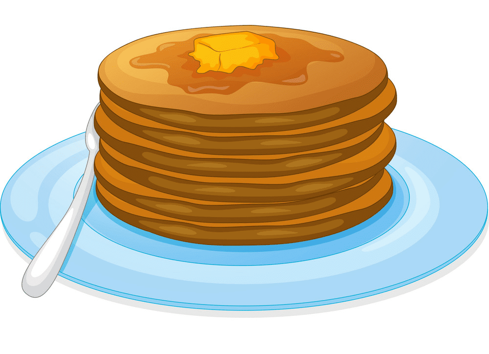Pancakes clipart for free