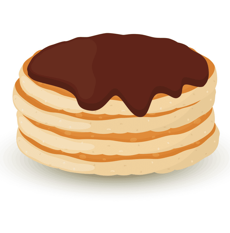 Pancakes clipart free 2