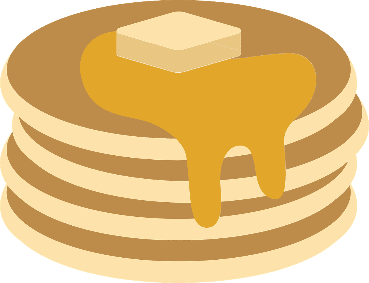 Pancakes clipart transparent 4