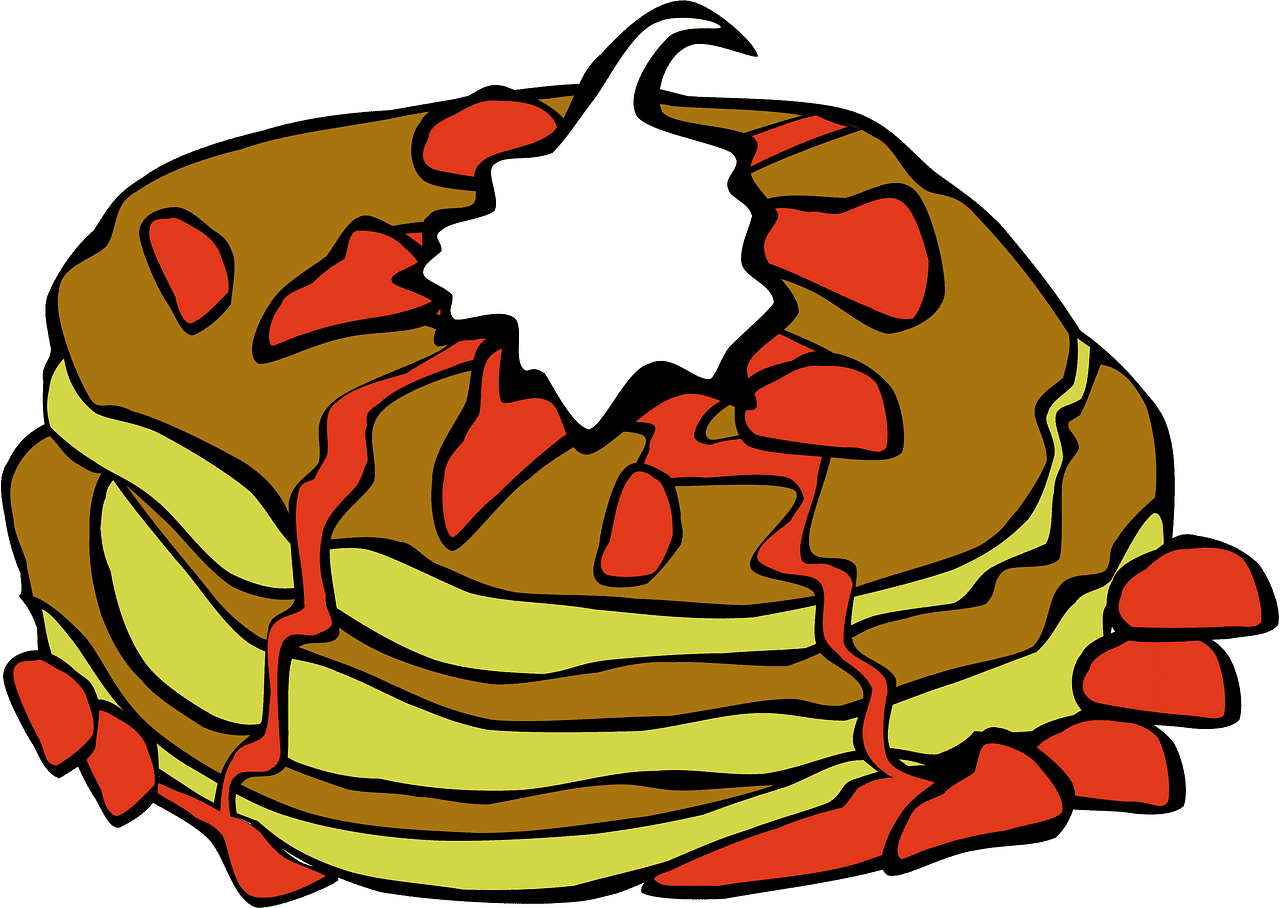 Pancakes clipart transparent 6
