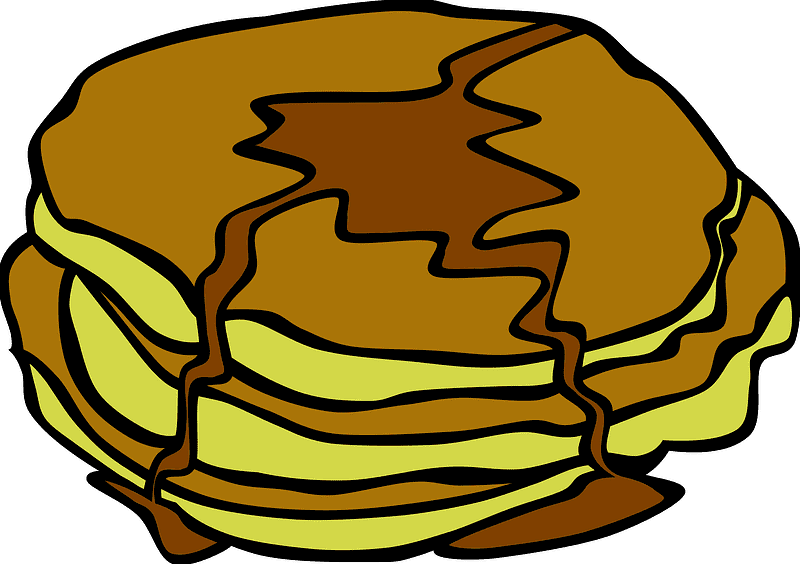 Pancakes clipart transparent 8