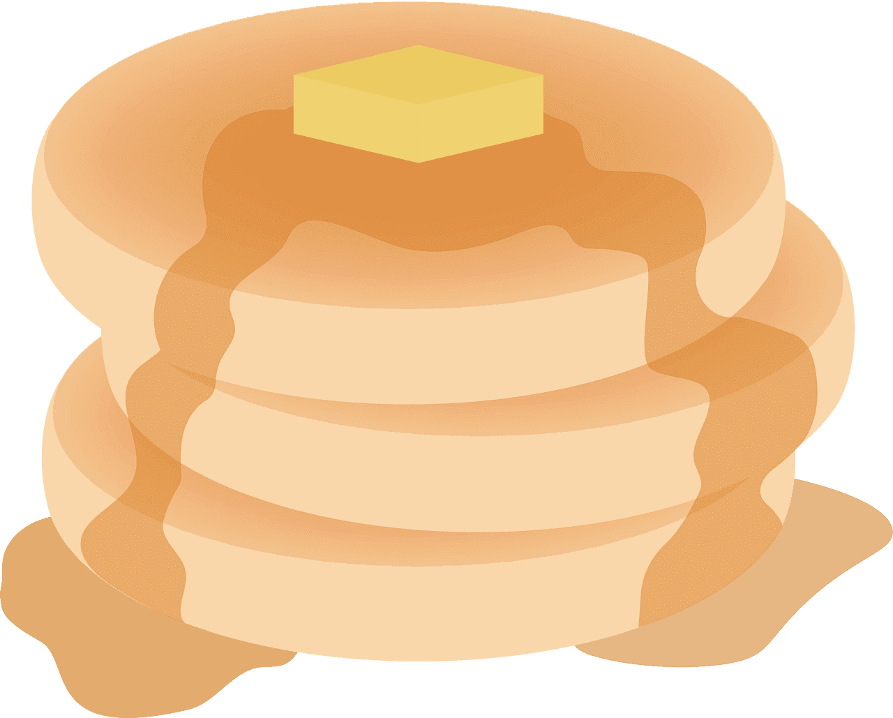 Pancakes clipart transparent background 3