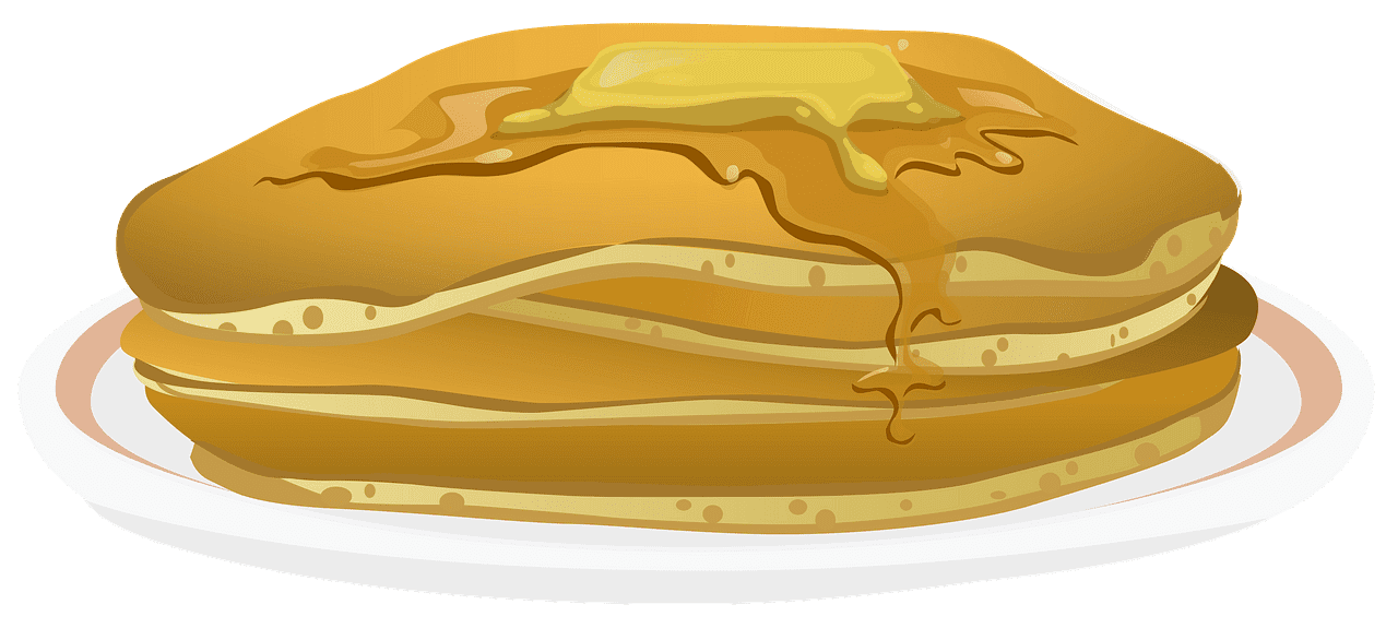 Pancakes clipart transparent background 4