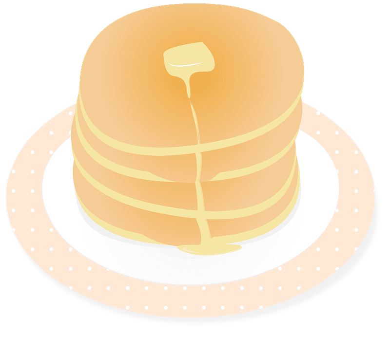 Pancakes clipart transparent background 5