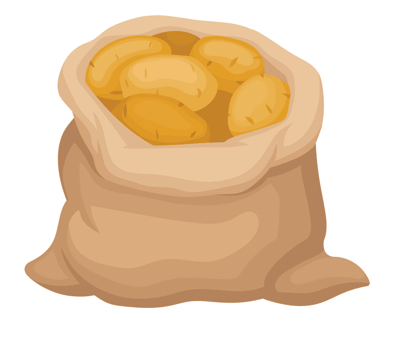 Potatoes clipart for kid