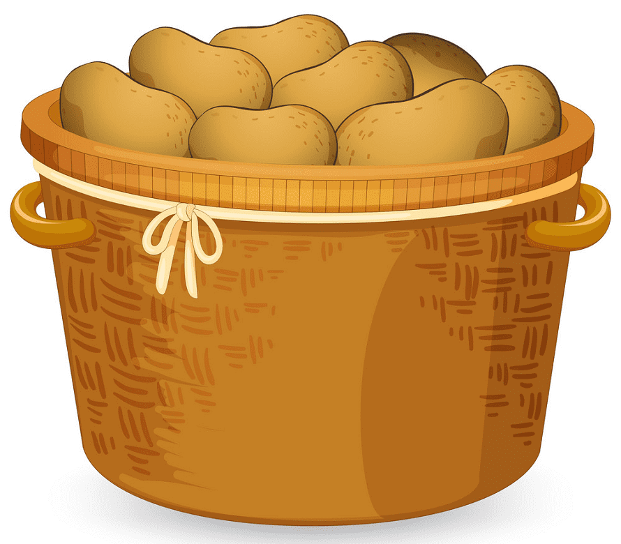 Potatoes clipart for kids