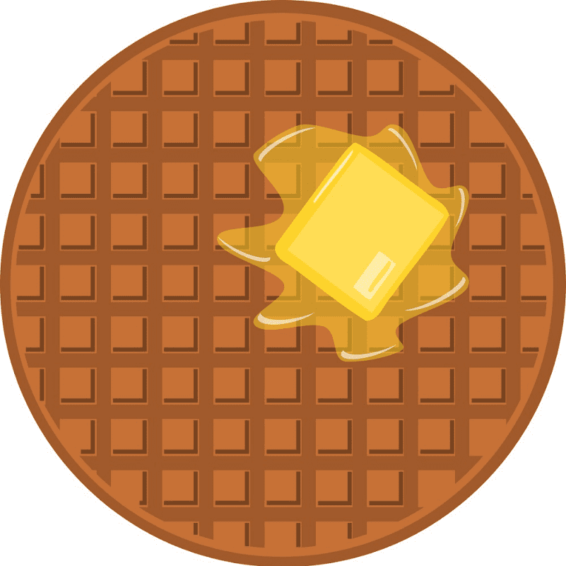 Round Waffle clipart