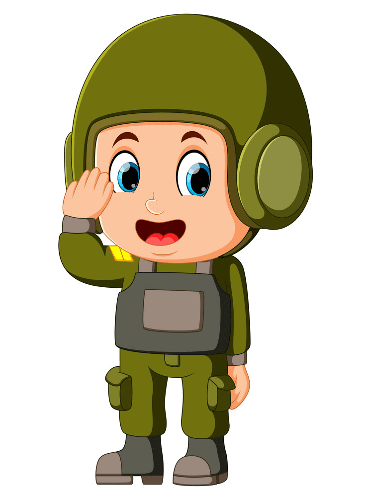 Soldier Salute clipart images