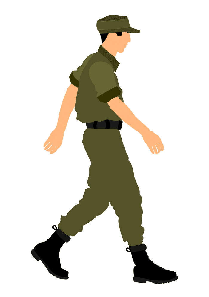 Soldier clipart 2