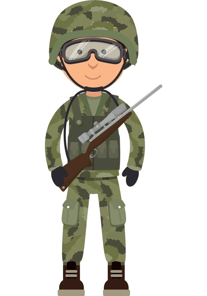 Soldier clipart 3