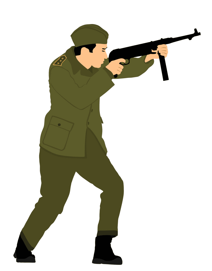 Soldier clipart 4