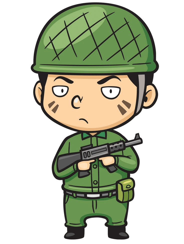 Soldier clipart 5