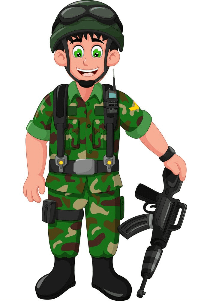 Soldier clipart 8