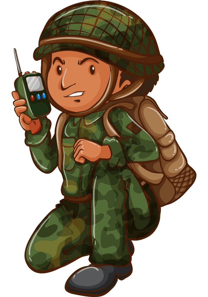 Soldier clipart 9