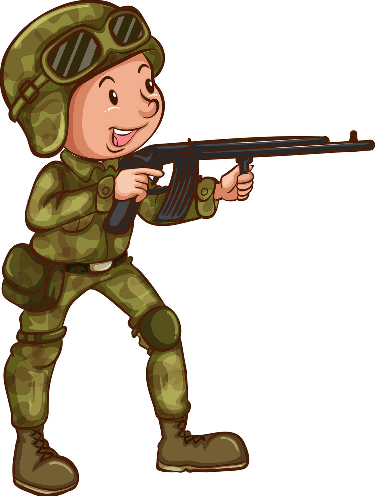 Soldier clipart for free