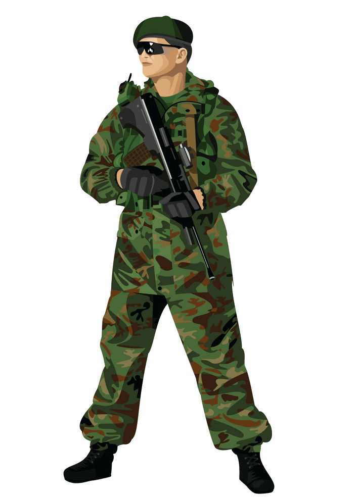 Soldier clipart free
